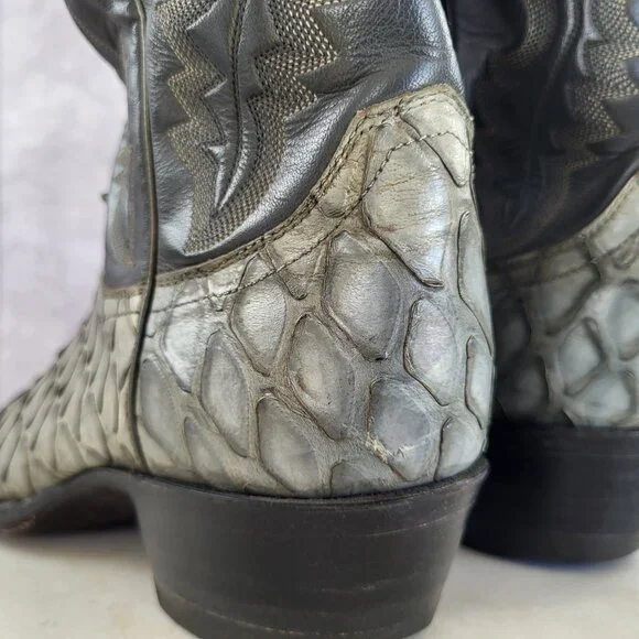 Justin Pre Ban Ant Eater Western Cowboy Boots Men's Size 8.5 D - Picture 7 of 16